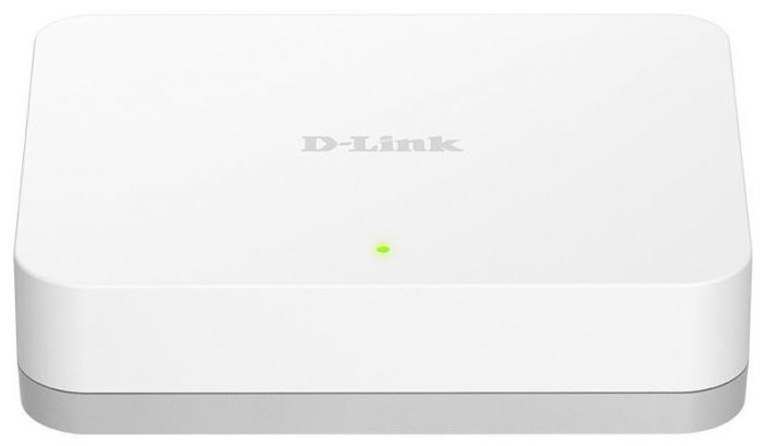 Комутатор D-Link GO-SW-5G 5xGE, Некерований