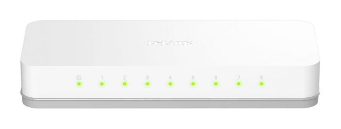 Комутатор D-Link GO-SW-8E 8xFE, Некерований
