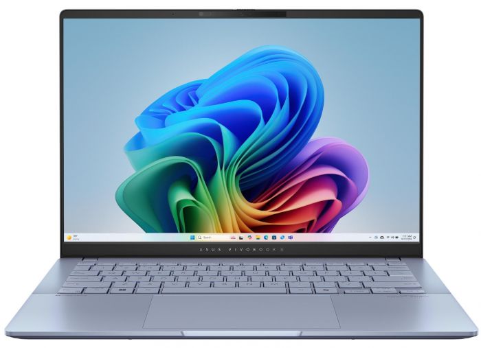 Ноутбук ASUS Vivobook S 14 S5406SA-PP113 14" 3K OLED, Intel Ultra 5 226V, 16GB, F1TB, UMA, NoOS, Блакитний