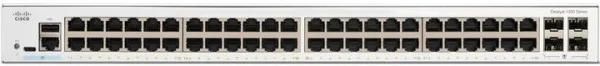Комутатор Cisco Catalyst 1200 48хGE, PoE, 4x10G SFP+