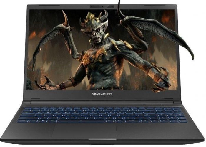 Ноутбук Dream Machines RG4060-15 15.6FHD IPS, Intel i7-13620H, 32GB, F1TB, NVD4060-8, DOS, чорний