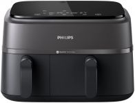 Мультипіч Philips Ovi Dual Series 3000 2750Вт, чаша-6+3л, сенсорне управл., 2 контейнера,8 авто. програм, пластик, чорний