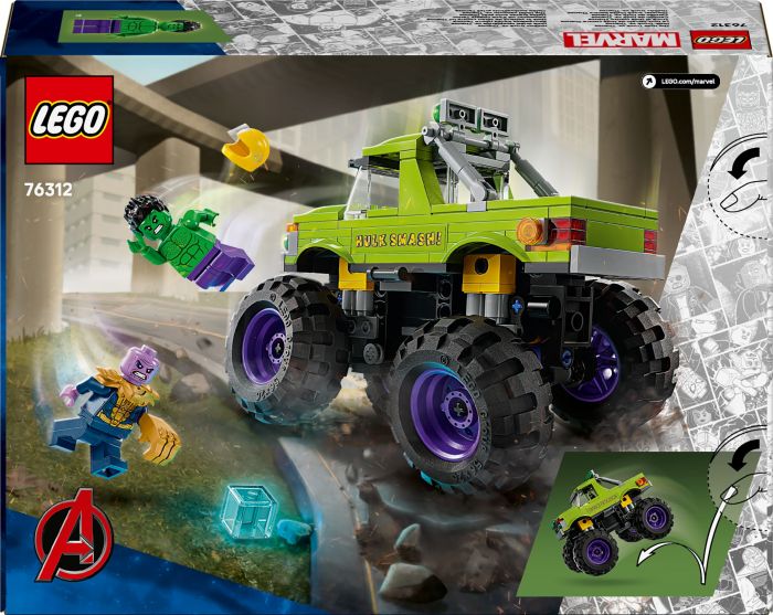 Конструктор LEGO Super Heroes Вантажівка Халка проти Таноса