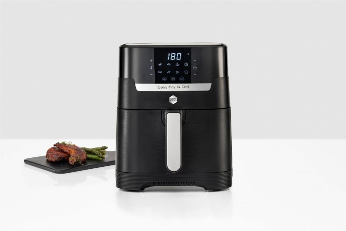 Мультипіч OBH Nordica EasyFry&Grill Precision, 1550Вт, чаша-4.2л, сенс. керув., від 40°C до 200°C, пластик, чорний