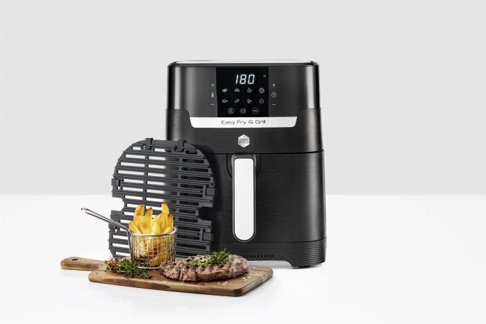 Мультипіч OBH Nordica EasyFry&Grill Precision, 1550Вт, чаша-4.2л, сенс. керув., від 40°C до 200°C, пластик, чорний