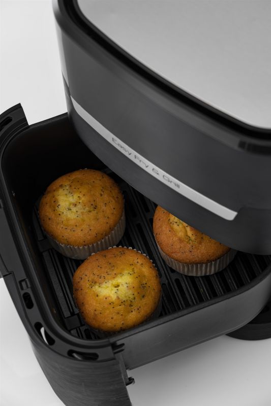Мультипіч OBH Nordica EasyFry&Grill Precision, 1550Вт, чаша-4.2л, сенс. керув., від 40°C до 200°C, пластик, чорний