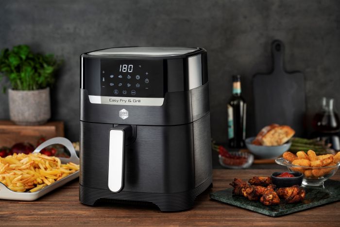 Мультипіч OBH Nordica EasyFry&Grill Precision, 1550Вт, чаша-4.2л, сенс. керув., від 40°C до 200°C, пластик, чорний
