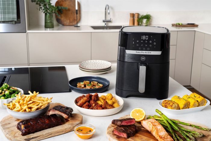 Мультипіч OBH Nordica EasyFry&Grill Precision, 1550Вт, чаша-4.2л, сенс. керув., від 40°C до 200°C, пластик, чорний