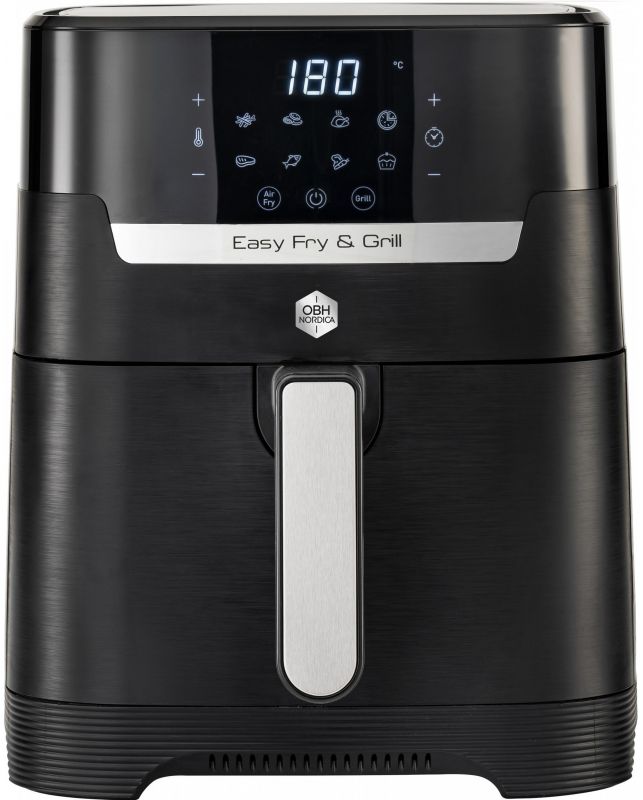 Мультипіч OBH Nordica EasyFry&Grill Precision, 1550Вт, чаша-4.2л, сенс. керув., від 40°C до 200°C, пластик, чорний