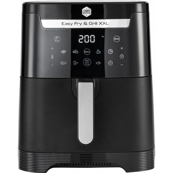 Мультипіч OBH Nordica EasyFry&Grill XXL, 1830Вт, чаша-6.5л, сенсорне керув., від 40°C до 200°C, пластик, чорний