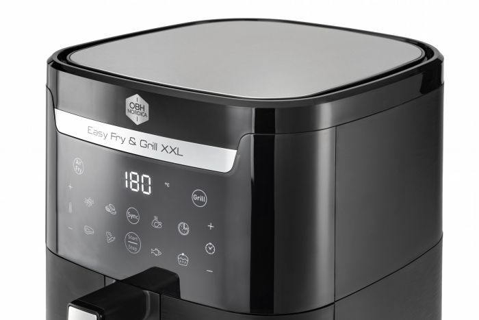 Мультипіч OBH Nordica EasyFry&Grill XXL, 1830Вт, чаша-6.5л, сенсорне керув., від 40°C до 200°C, пластик, чорний