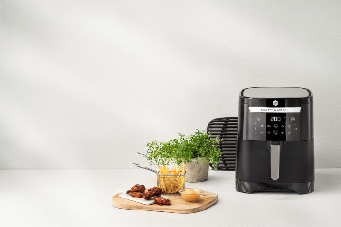 Мультипіч OBH Nordica EasyFry&Grill XXL, 1830Вт, чаша-6.5л, сенсорне керув., від 40°C до 200°C, пластик, чорний