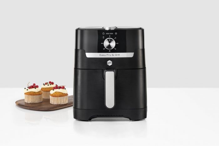 Мультипіч OBH Nordica EasyFry&Grill, 1550Вт, чаша-4.2л, механічне керув., від 40°C до 200°C, пластик, чорний