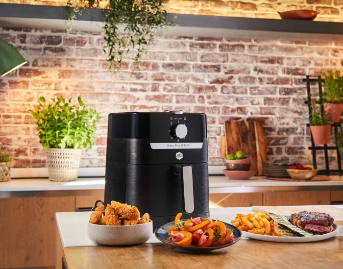 Мультипіч OBH Nordica EasyFry&Grill, 1550Вт, чаша-4.2л, механічне керув., від 40°C до 200°C, пластик, чорний
