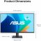 Монітор Asus 27" VA279HG D-Sub, HDMI, Audio, IPS, 120Hz, 1ms, sRGB 99%, AdaptiveSync