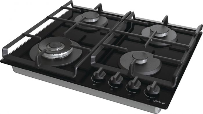 Комплект Gorenje (духовка електрична BO6735E05B + поверхня газова на склі GTW641EB), 743549, чорн