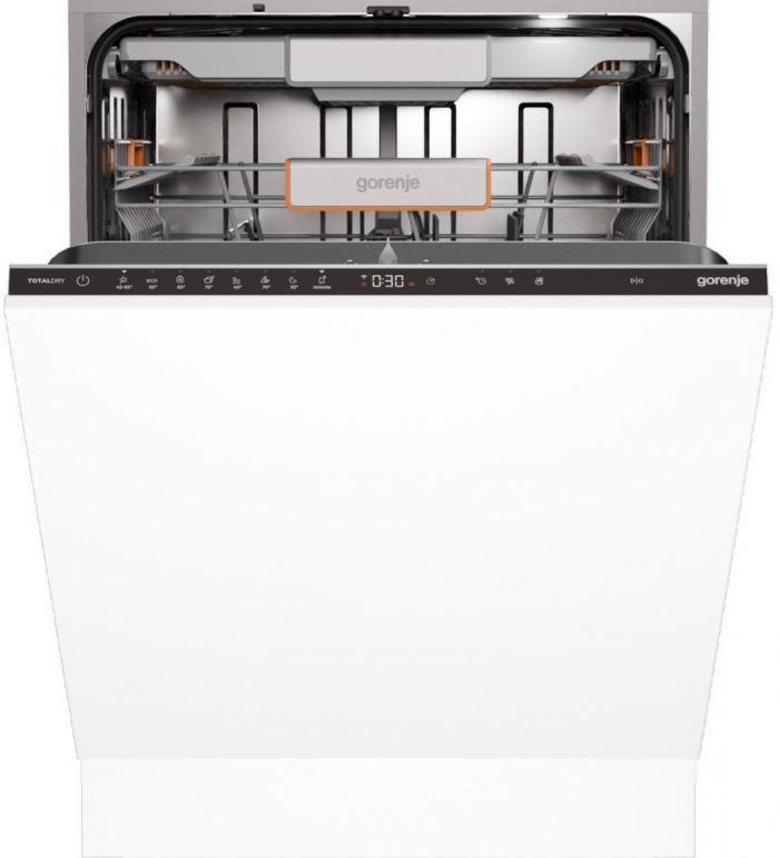 Посудомийна машина Gorenje вбудовувана, 16компл., A+++, 60см, інвертор,Wi-Fi, AquaStop, сенсорн.упр, 3и кошики, білий