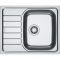Мийка кухонна Franke Spark, нерж.сталь, прямокутник, з крилом, 620х500х160мм, чаша - 1, накладна, SKL 611-62, нерж декор
