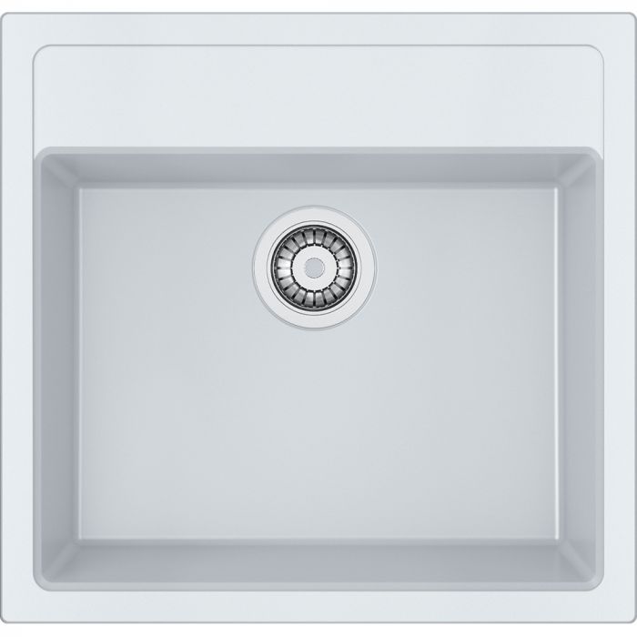 Мийка кухонна Franke Sirius тектонайт, прямокут., без крила, 560х530х200мм, чаша - 1, врізна, білий