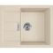 Мийка кухонна Franke Sirius 2 тектонайт, прямокут., з крилом, 620х500х200мм, чаша - 1, врізна, бежевий