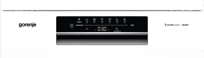 Посудомийна машина Gorenje, 16компл., A+++, 60см, дисплей, 3 кошика, AquaStop, білий