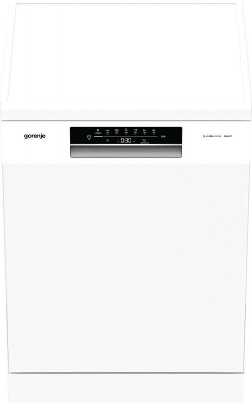 Посудомийна машина Gorenje, 16компл., A+++, 60см, дисплей, 3 кошика, AquaStop, білий