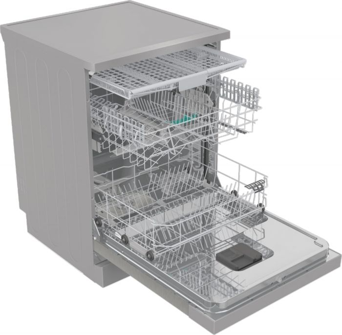 Посудомийна машина Gorenje, 16компл., A+++, 60см, дисплей, 3 кошика, AquaStop, сірий