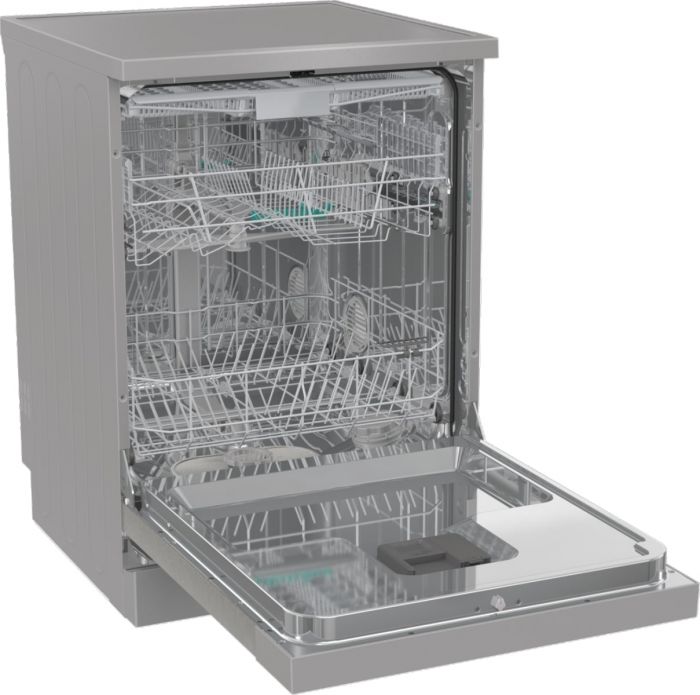 Посудомийна машина Gorenje, 16компл., A+++, 60см, дисплей, 3 кошика, AquaStop, сірий