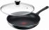 Сковорода з кришкою Tefal Day by Day, 28см, з кришкою, алюміній, бакеліт, скло, чорний