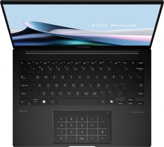 Ноутбук ASUS Zenbook 14 UM3406KA-QD149W 14" WUXGA OLED, AMD AI 7 350, 32GB, F1TB, UMA, Win11, Чорний