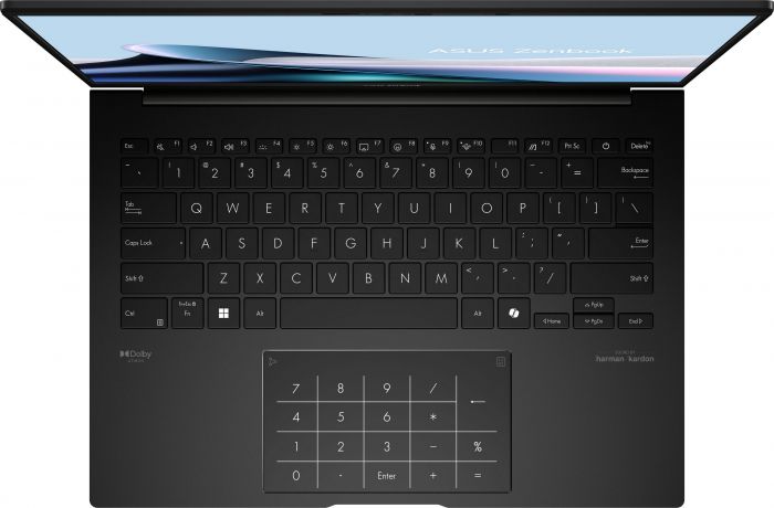Ноутбук ASUS Zenbook 14 UM3406KA-QD149W 14" WUXGA OLED, AMD AI 7 350, 32GB, F1TB, UMA, Win11, Чорний