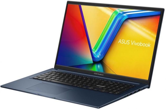 Ноутбук ASUS Vivobook 17 X1704VA-AU531 17.3" FHD IPS, Intel i5-1334U, 16GB, F512GB, UMA, NoOS, Блакитний