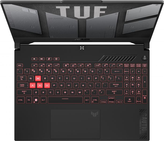 Ноутбук ASUS TUF Gaming A17 FA707NUR-HX052 17.3" FHD IPS, AMD R7-7435HS, 16GB, F512GB, NVD4050-6, noOS, Сірий