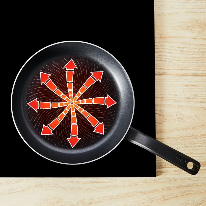 Сковорода ВОК Tefal So' Light, 28см, алюміній, бакеліт, чорний