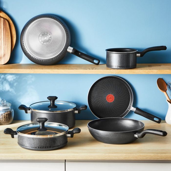 Сковорода ВОК Tefal So' Light, 28см, алюміній, бакеліт, чорний