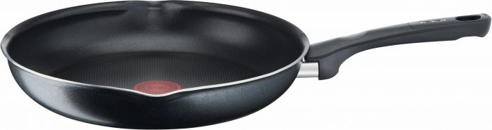 Сковорода з кришкою Tefal Day by Day, 20см, з кришкою, алюміній, бакеліт, скло, чорний