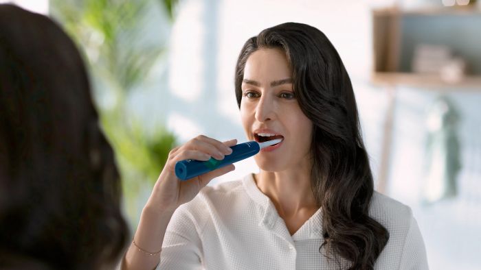 Щітка зубна електр. Philips, Sonicare 4100 Series, 31т. колив/хв, насадок-1, синій
