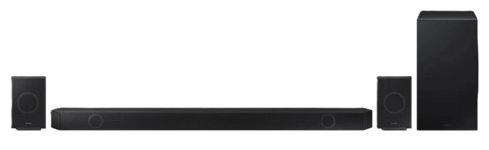 Саундбар Samsung HW-Q990D 656Вт, 11.1.4, BT, HDMI-ARC, Wi-Fi, саб, Dolby Atmos, чорний