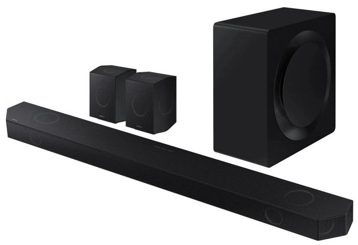 Саундбар Samsung HW-Q990D 656Вт, 11.1.4, BT, HDMI-ARC, Wi-Fi, саб, Dolby Atmos, чорний