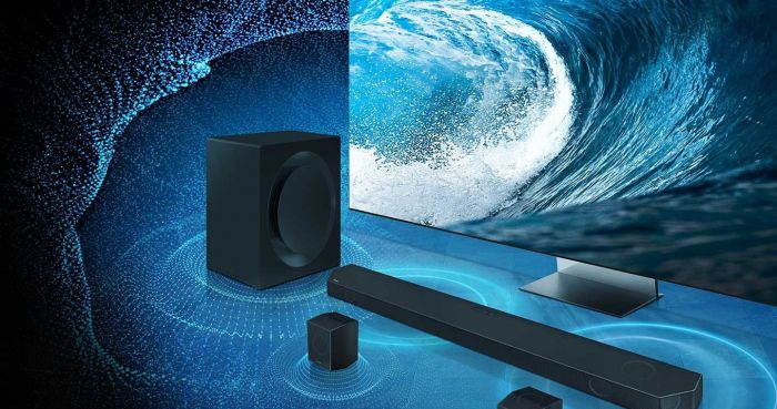 Саундбар Samsung HW-Q990D 656Вт, 11.1.4, BT, HDMI-ARC, Wi-Fi, саб, Dolby Atmos, чорний