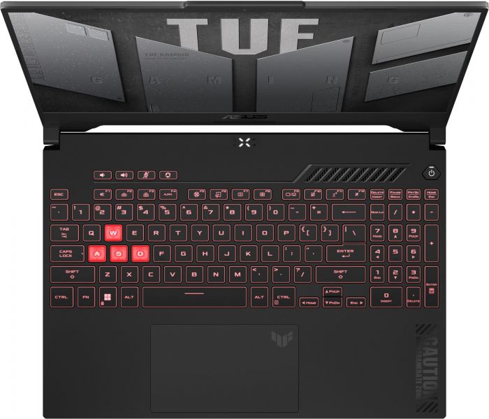 Ноутбук ASUS TUF A15 FA507NVR-LP155 15.6" FHD IPS, AMD R7-7435HS, 16GB, F512GB, NVD4060-8, NoOS, Сірий
