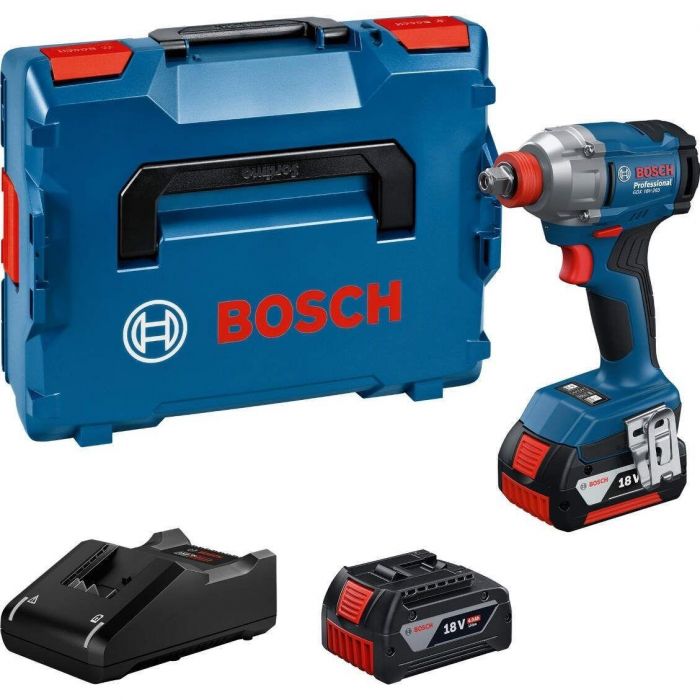 Гайковерт ударний Bosch GDX 18V-285 18В 2x4А·год до 3600об·хв 285Нм квадрат 1/2" ЗП кейс 1.1кг