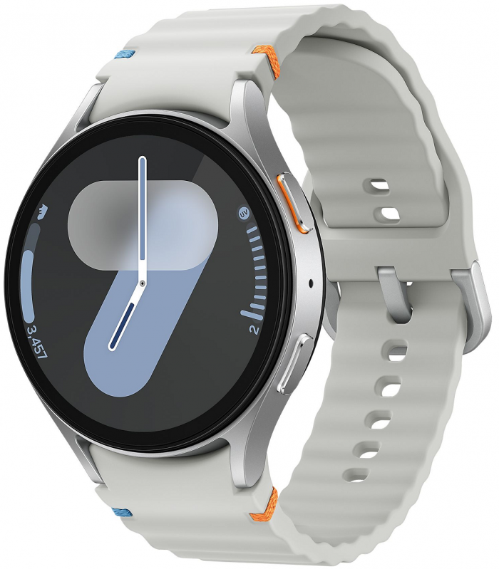 Смарт-годинник Samsung Galaxy Watch 7 44мм (L310) 1.47", 480x480, sAMOLED, BT 5.3, NFC, 2/32ГБ, сріблястий
