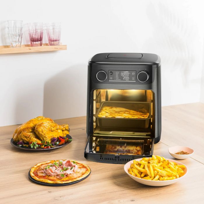 Мультипіч Tefal Easy Fry Multifunctional, 1800Вт, механічне керув., 9 програм, пластик, чорний