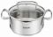 Каструля Tefal DUETTO+, 1.5л, з кришкою, нержавюча сталь, скло