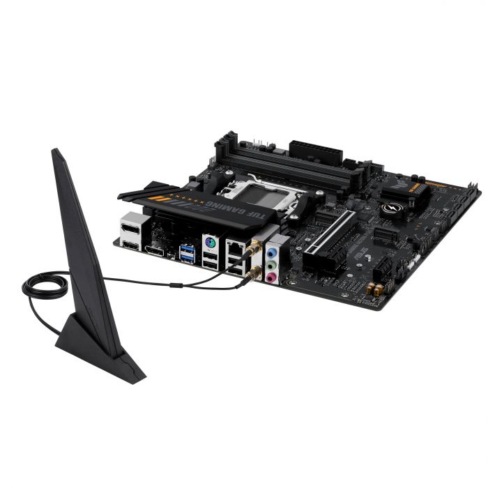 Материнcька плата ASUS A620M-F GAMING WIFI sAM5 A620 4xDDR5 HDMI DP Wi-Fi BT mATX