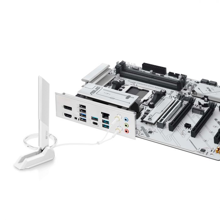 Материнcька плата ASUS B650E MAX GAMING WIFI W sAM5 B650 4xDDR5 M.2 HDMI DP WiFi BT ATX