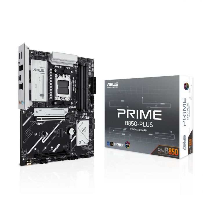 Материнcька плата ASUS PRIME B850-PLUS sAM5 B850 4xDDR5 M.2 HDMI DP ATX