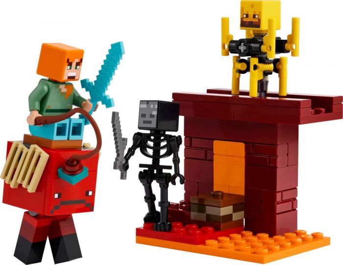 Конструктор LEGO Minecraft Битва з лавою у Незері
