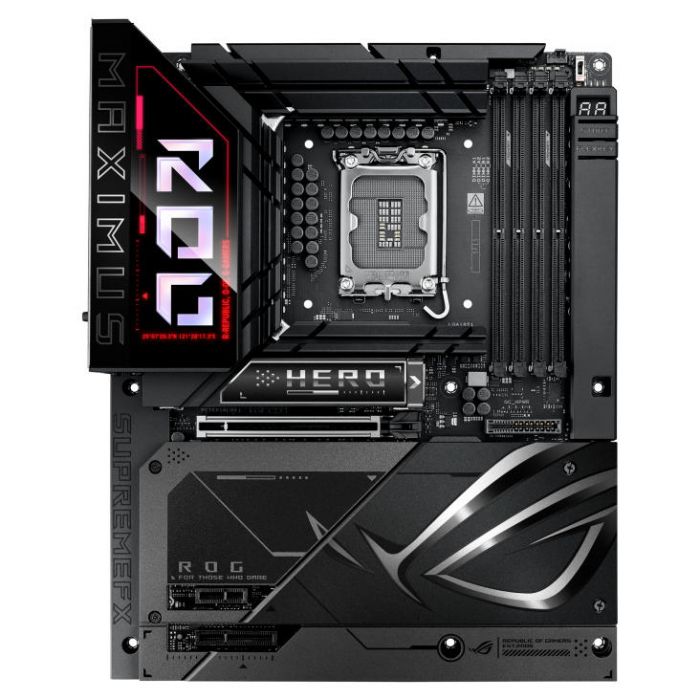 Материнcька плата ASUS ROG MAXIMUS Z890 HERO BTF s1851 Z890 4xDDR5 M.2 Thunderbolt HDMI Wi-Fi BT ATX BTF